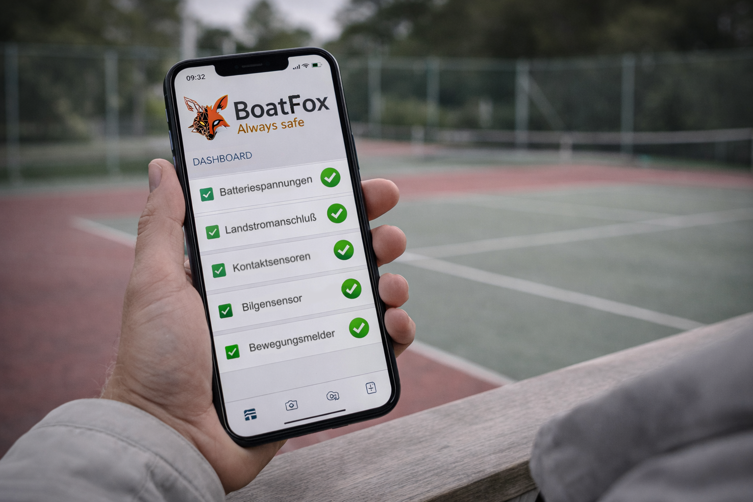 BoatFox Dashboard – Alles OK
